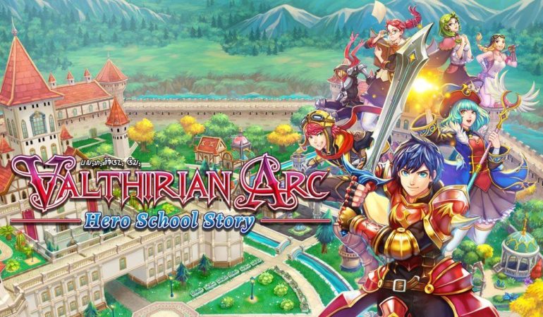 Valthirian Arc jeu de simulation rpg école de héros