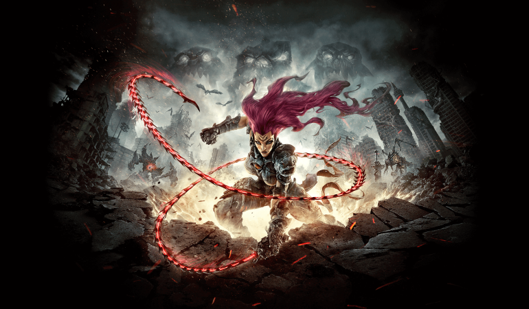 Fury Darksiders 3  redhead videogame character adventure game jeu daventure post apocalyspe PS4 Xbox One PC