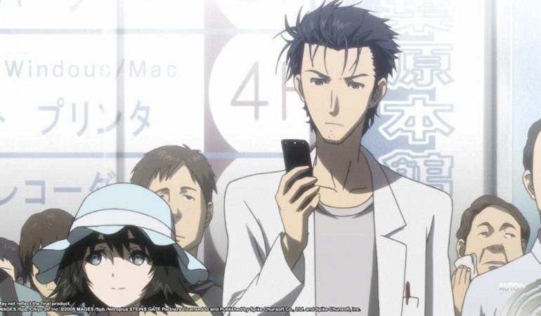 Steins Gate Elite Okabe Rintaro visual novel aventure koch media