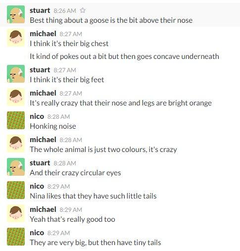 Discussion slack
