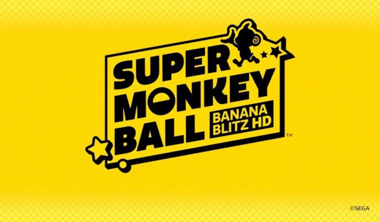 Super Monkey Ball Banana Blitz HD écran titre title screen.