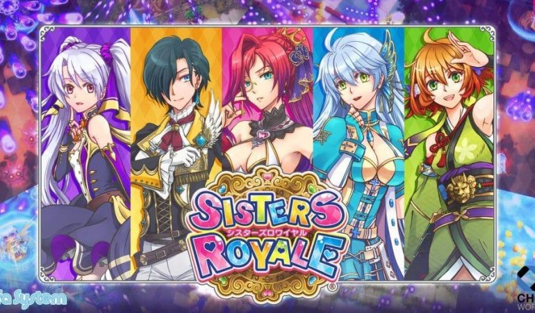 Sisters Royale jeu de tir shoot em up shmup Brown Betty Alfa System Nintendo Switch PS4
