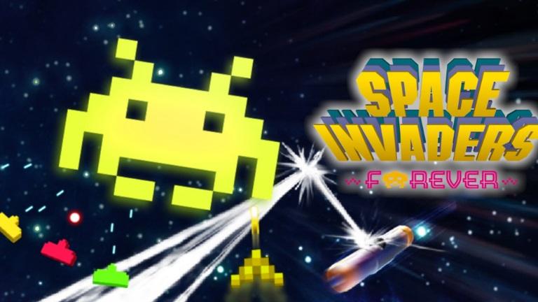 space invaders forever nintendo switch playstation ps jeu tir action arcade