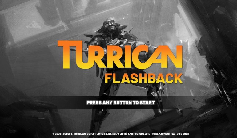 turrican flashback ecran accueil jeu