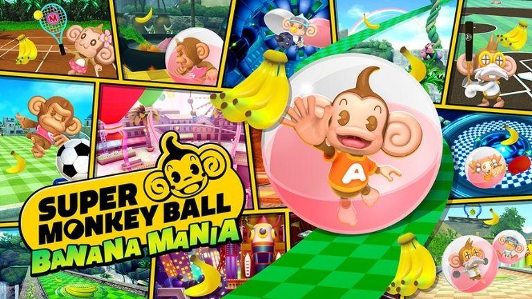 super monkey ball banana mania illustration principale main artwork