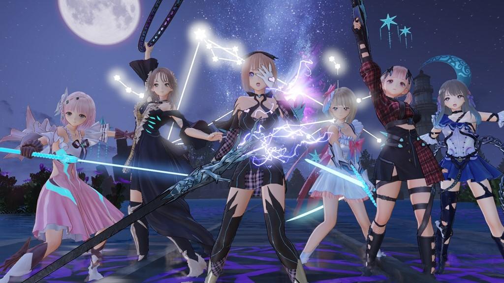 blue reflection second light magical girls transformations