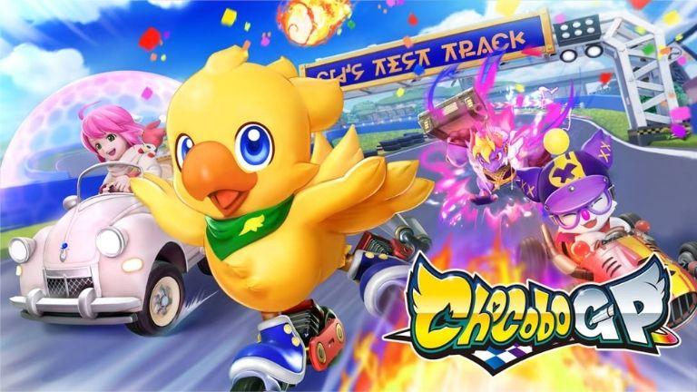 chocobo gp jeu de course square enix main artwork