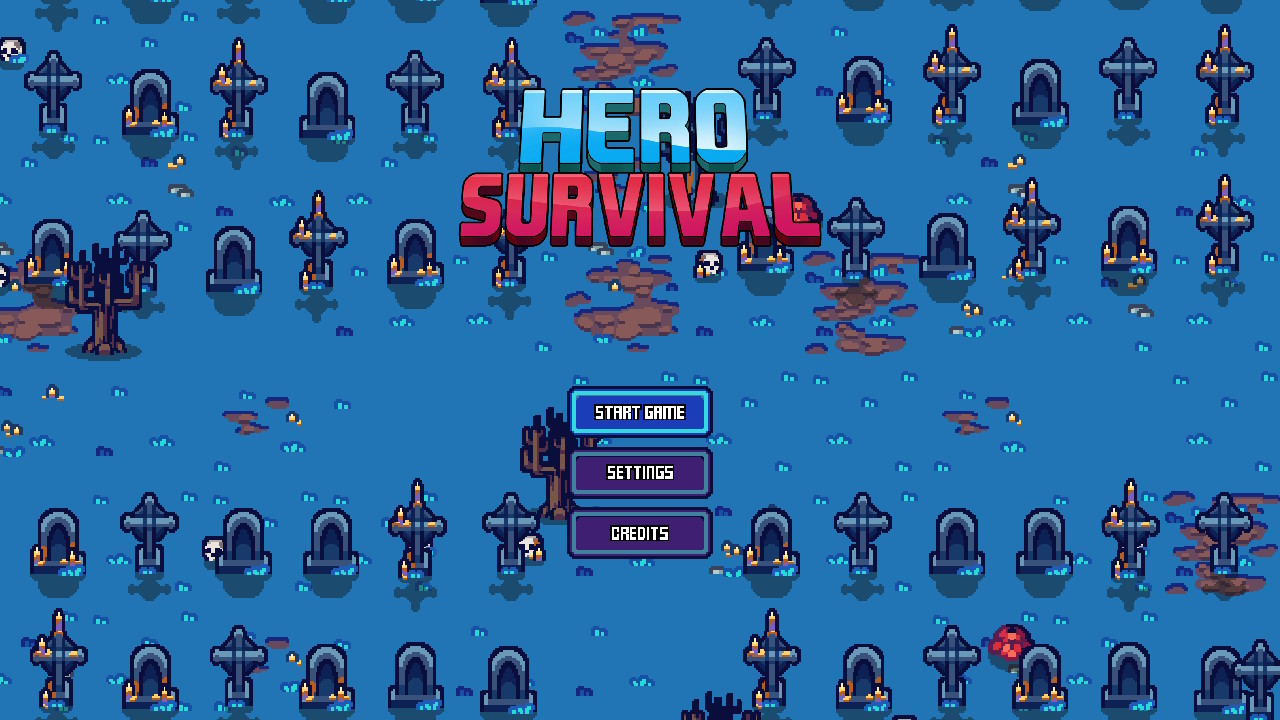 Hero Survival - Accueil