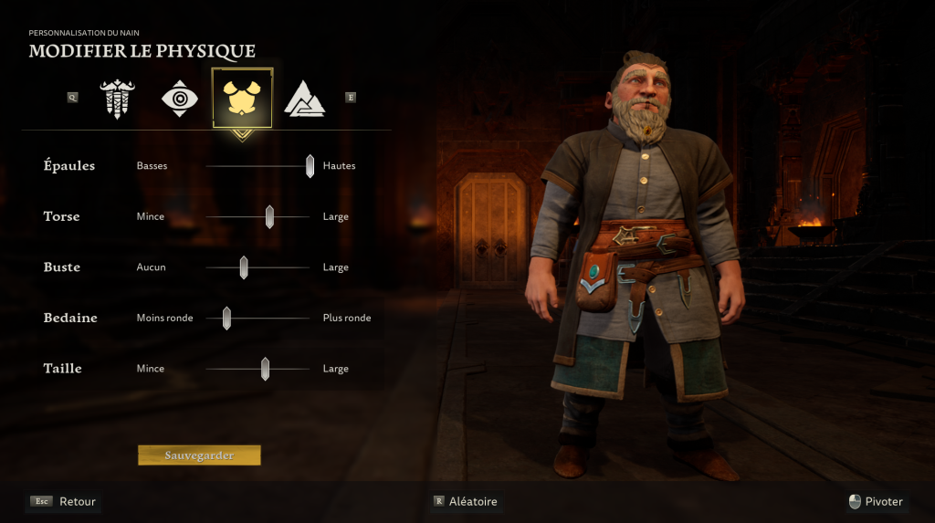 the Lord of the Rings : Return to Moria - personnalisation
