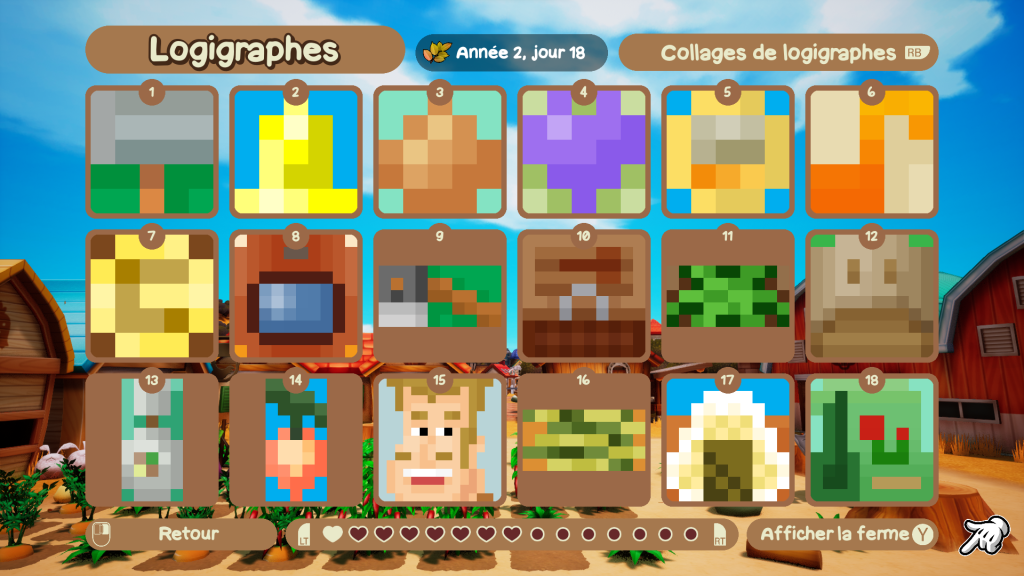 Piczle Cross : Story of Seasons - Page 1 des logigraphes