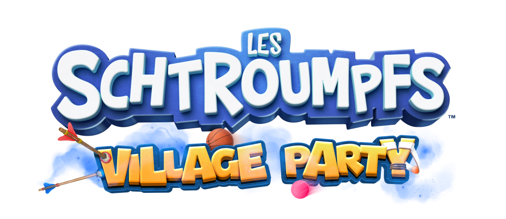 Les Schtroumpfs Village party logo