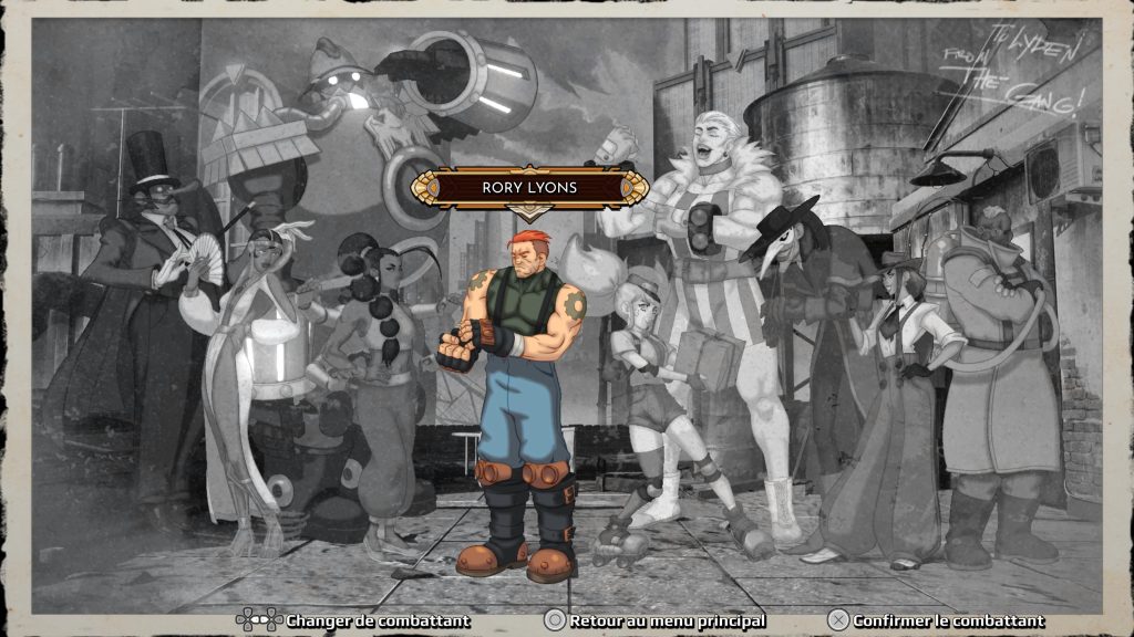 Diesel Legacy - Personnages du mode histoire