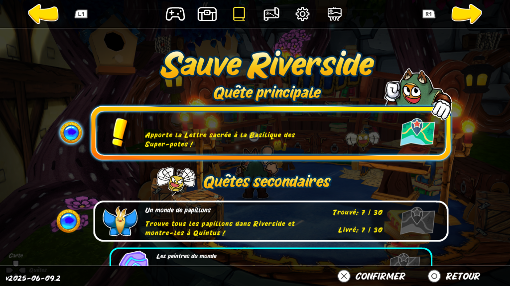 Ruffy and the Riverside - liste de quêtes
