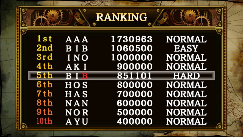 The legend of steel empire - ranking